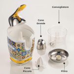 آبمیوه گیری آریته طرح پسیتانو مدل 413 ظرفیت 0.6 لیتر چند کاره ا Ariete 413 Positano Electric Juicer - Image 2