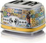 توستر چهار اسلایس آریته طرح پسیتانو مدل 156 ا Ariete Toaster 156 Positano, Mediterranean design