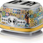 توستر چهار اسلایس آریته طرح پسیتانو مدل 156 ا Ariete Toaster 156 Positano, Mediterranean design