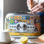 توستر چهار اسلایس آریته طرح پسیتانو مدل 156 ا Ariete Toaster 156 Positano, Mediterranean design - Image 3
