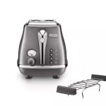 توستر نان دلونگی مدل CTOT.2003 ا DELONGHI Toaster Icona Metallics CTOT2003 - Image 3