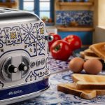 توستر چهار اسلایس آریته طرح کاپری مدل 156 ا Ariete 156 CAPRI Toaster, 810W, 2 Slices - Image 2