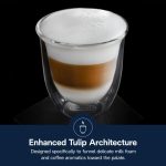 فنجان دوجداره 2 عددی دلونگی اسپرسو 270 میل مدل DLSC311 ا Double wall cappuccino glasses, 270 ml, set of 2 - Image 5