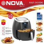 سرخ کن نوا مدل NAF-3435DG بدون روغن ظرفیت 6.5 لیتر ا NOVA NAF-3435DG Yip oil-free fryer, capacity 6.5 liters - تصویر 2