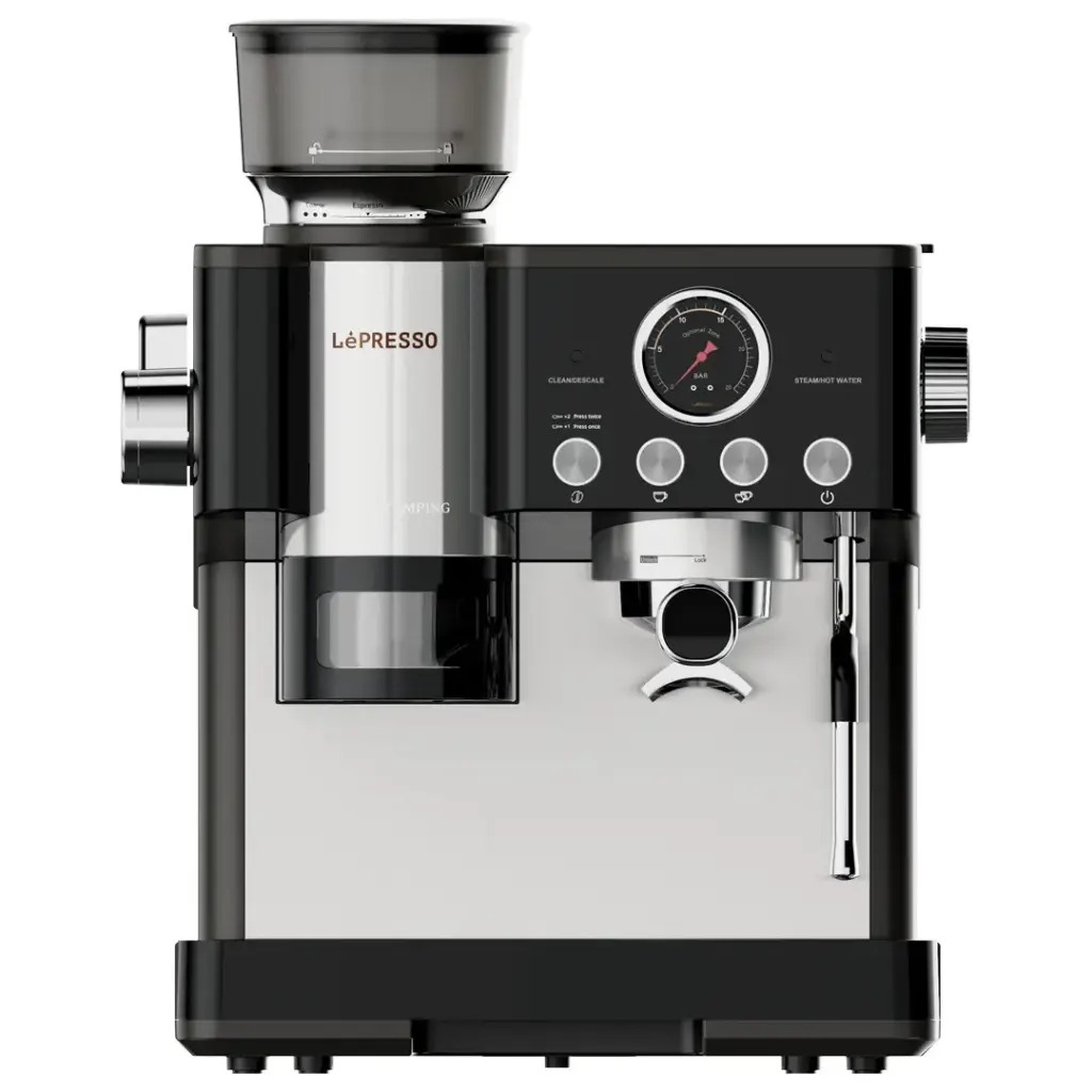 Lepresso Semi-Automatic Coffee Machine - Black (6) قهوه ساز نیمه صنعتی لیپرسو مدل LPYKFY22D.1BK - Image 1